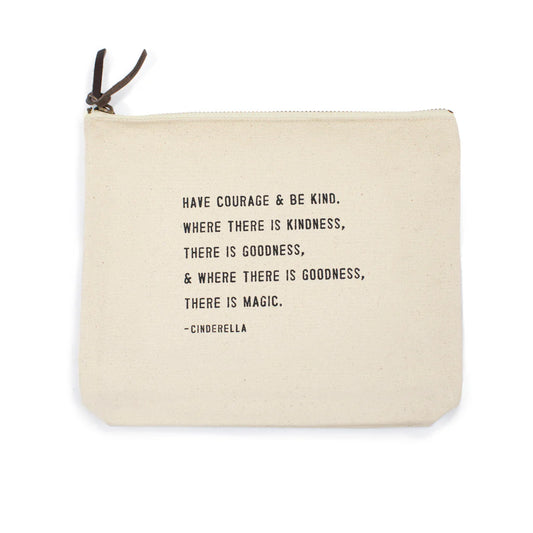 Have Courage and Be Kind | Cinderella Canvas Bag