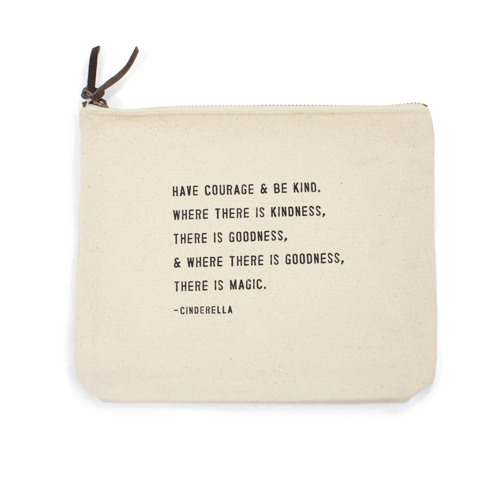Have Courage and Be Kind | Cinderella Canvas Bag