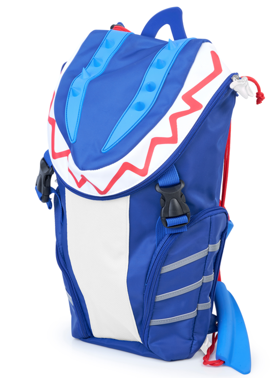 Shark Fin Blue Backpack | Summer Pool Essentials