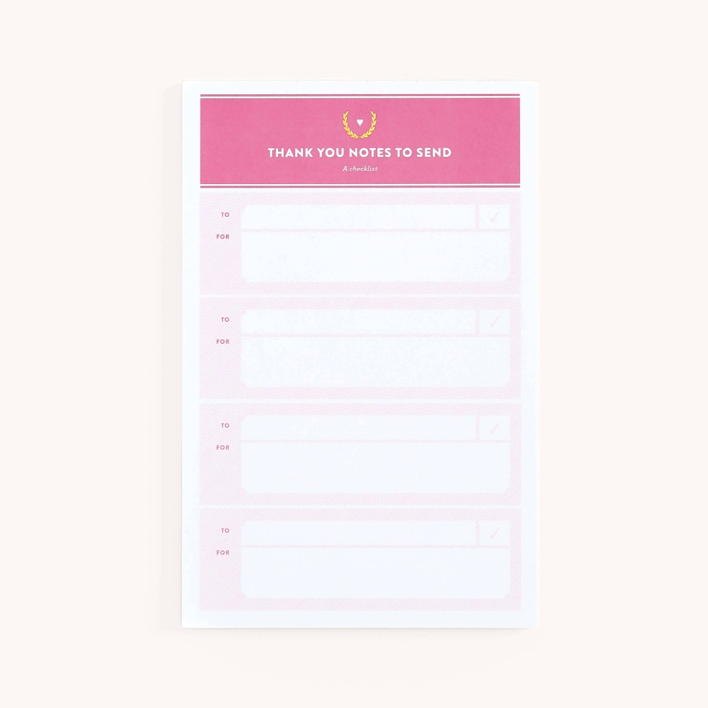 Thank You Notes, Notepad