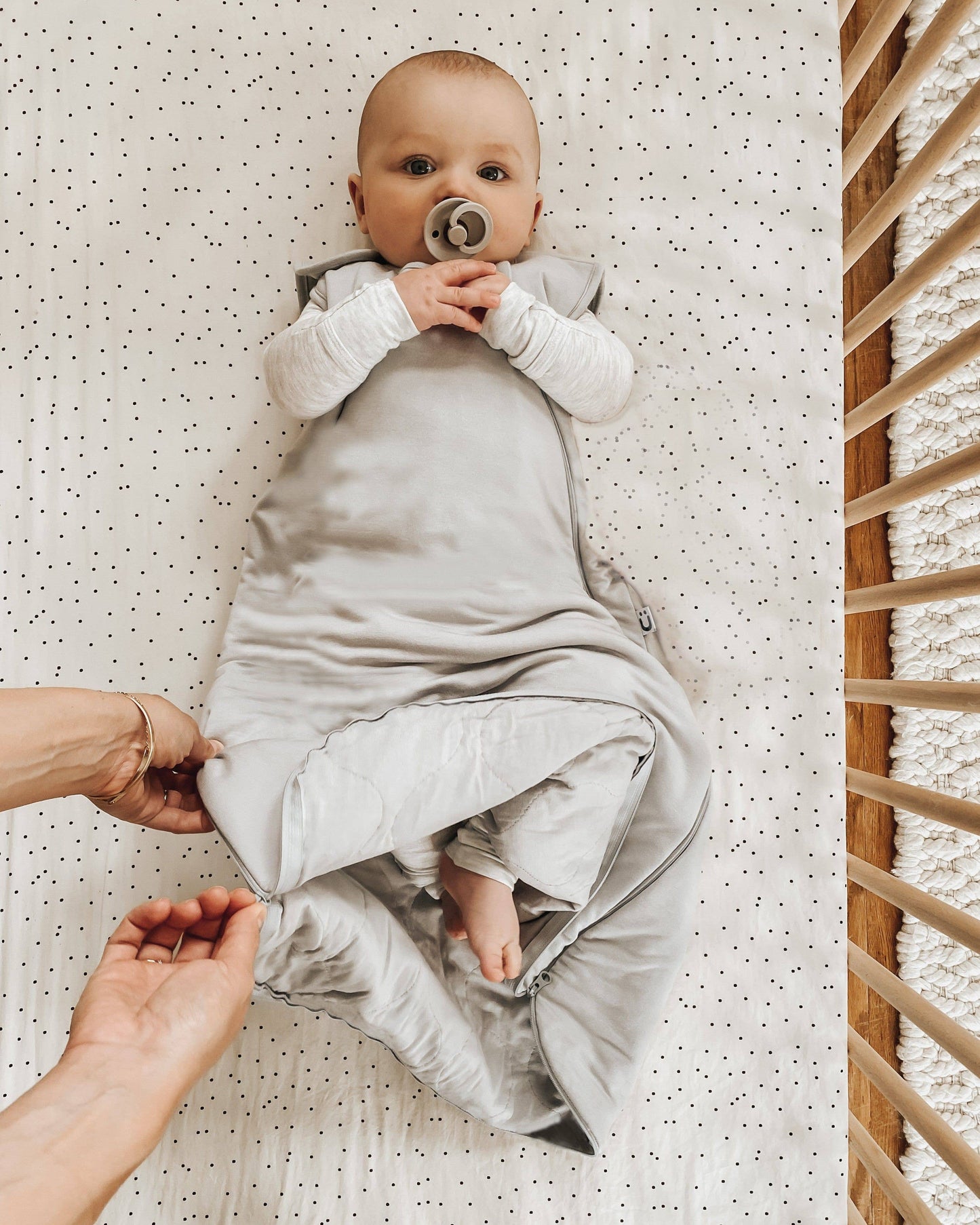 Sleep Bag | Heather Grey | 1.0 Tog | Gunamuna