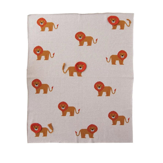 Leo the Brave Lion Blanket |40"L x 32"W