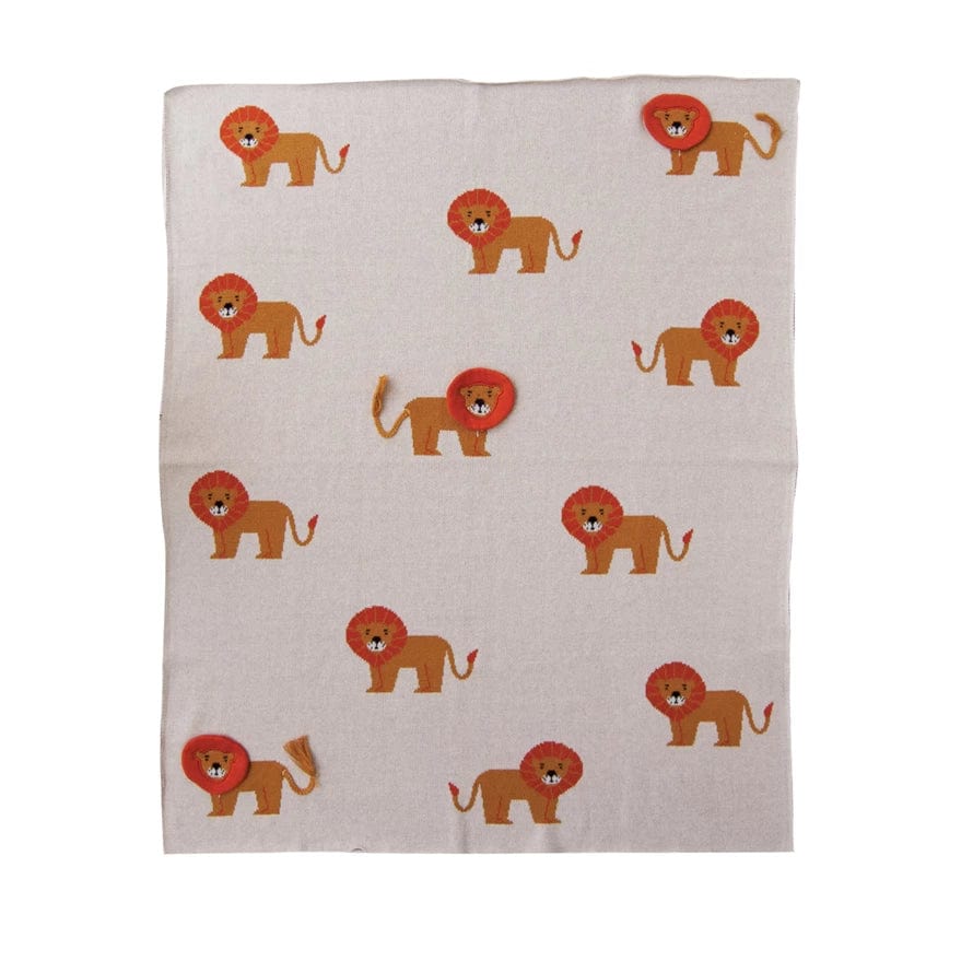 Leo the Brave Lion Blanket |40"L x 32"W