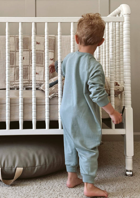 Moss Fleece Jumpsuit | Gunamuna