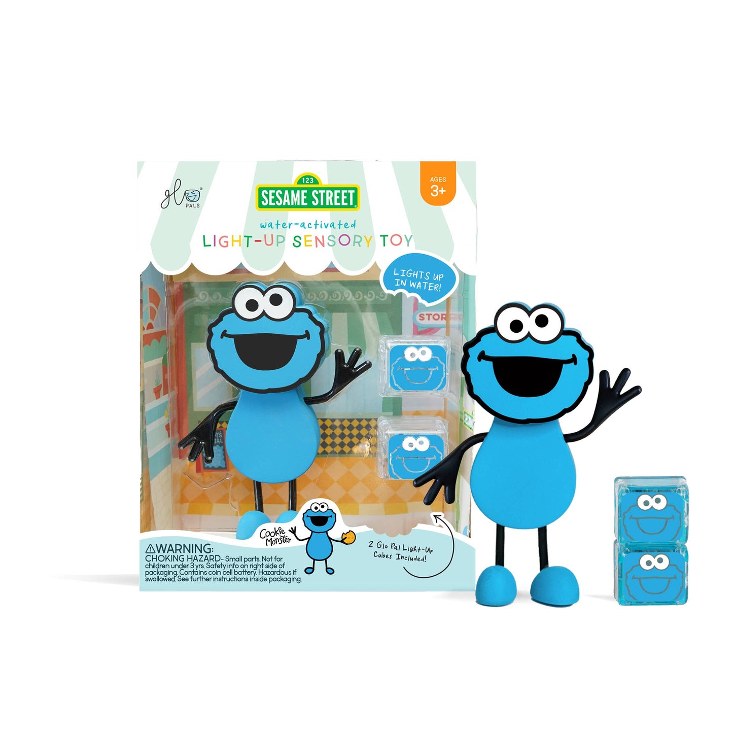 Cookie Monster - Sesame Street Character | Glo Pals