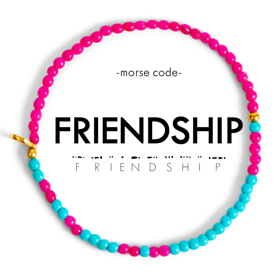 Morse Code Bracelet: Friendship