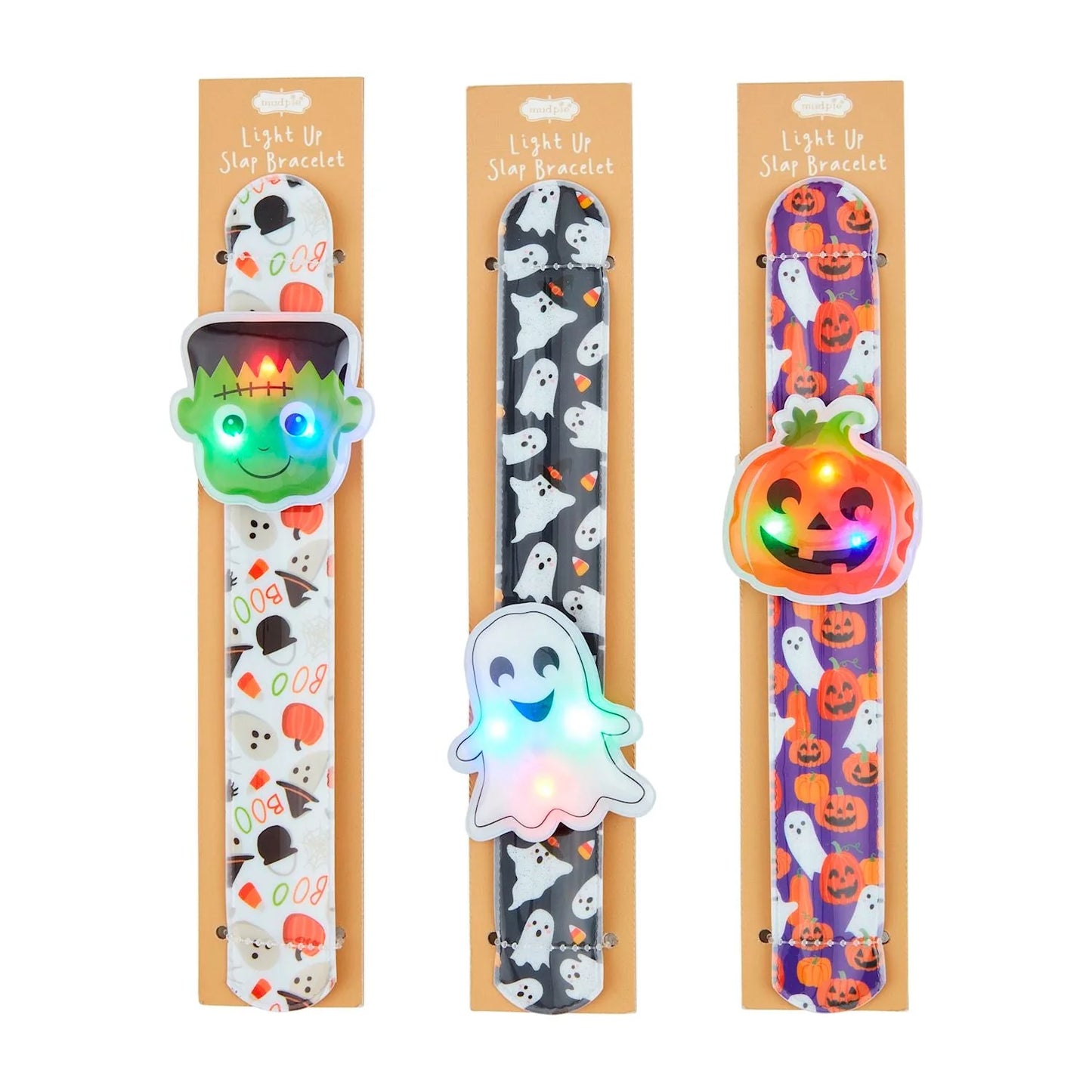 Halloween Light-Up Slap Bracelets