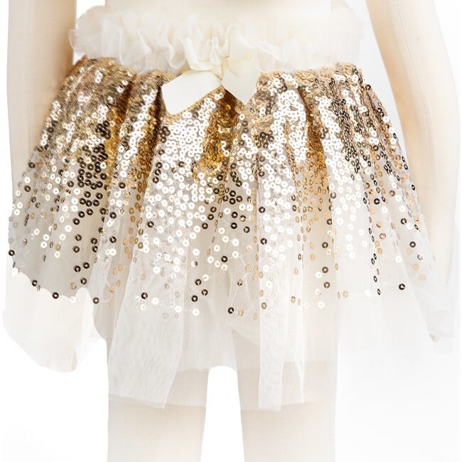 Gracious Gold Sequins Skirt, Wings, & Wand | 3 Piece Set
