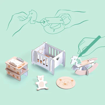 DIY | Color Assemble Play Doll House