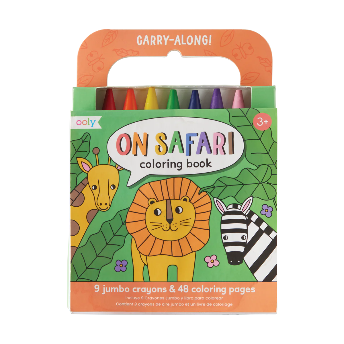 Carry Along Crayon & Coloring Book Kit - On A Safari