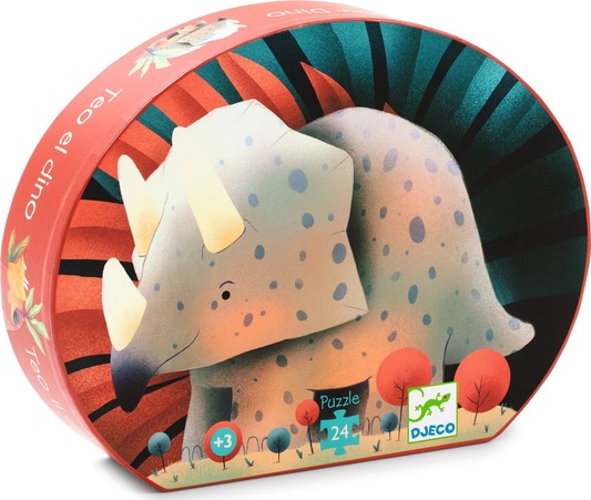 Silhouette Puzzle | Teo The Dinosaur