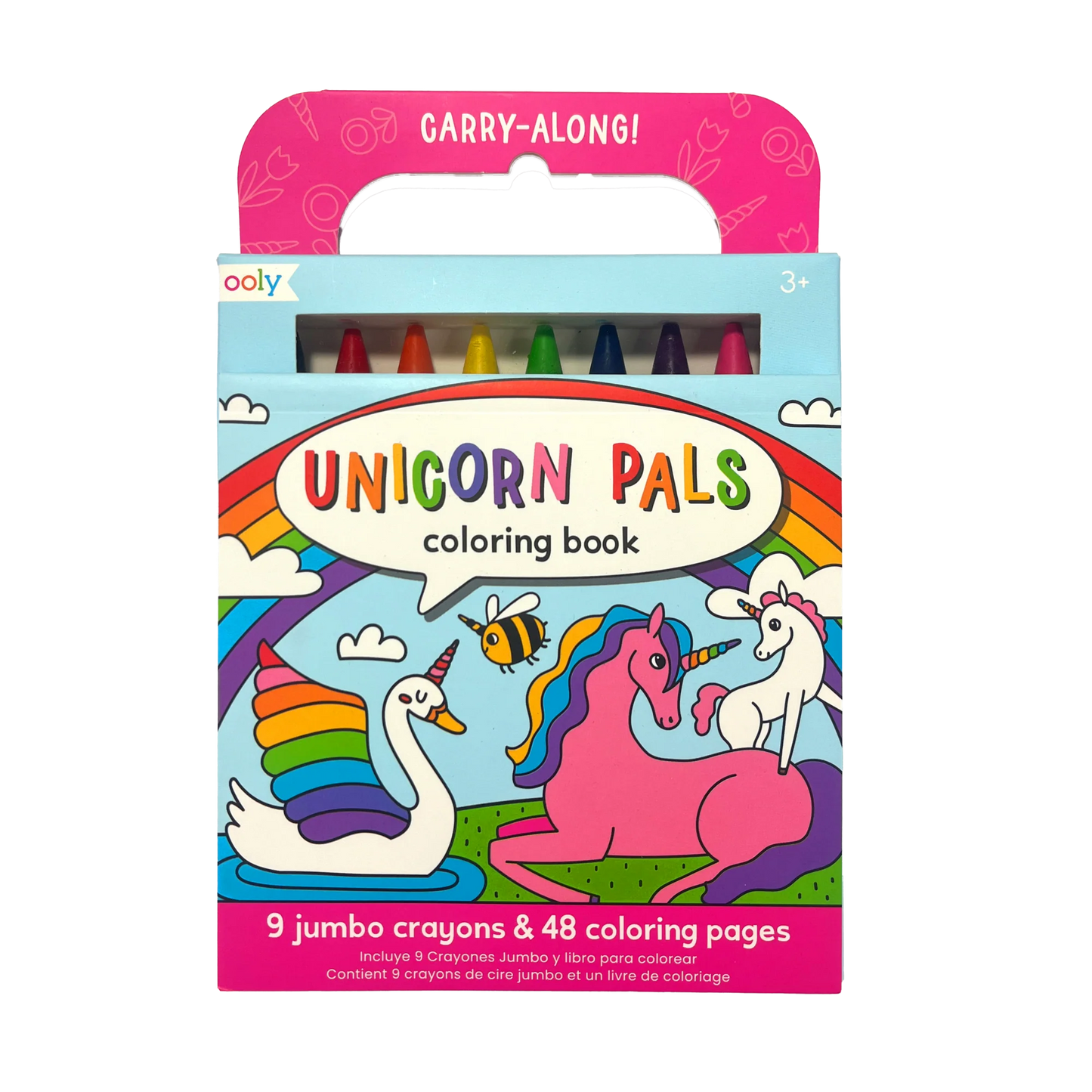 Carry Along Crayon & Coloring Book Kit - Unicorn Pals