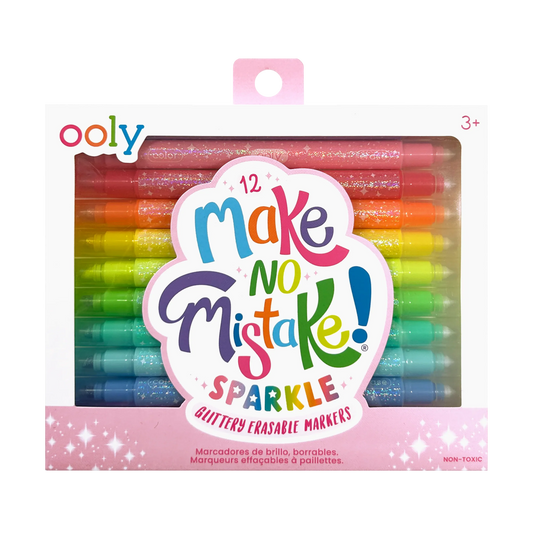 Make No Mistake!: Glittery Erasable Markers