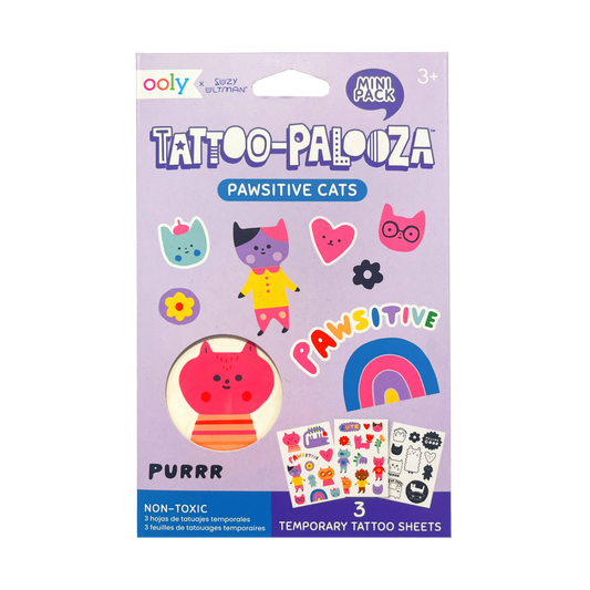 Tattoo Palooza X Suzy: Mini Temporary Tattoos | Pawsitive Cats