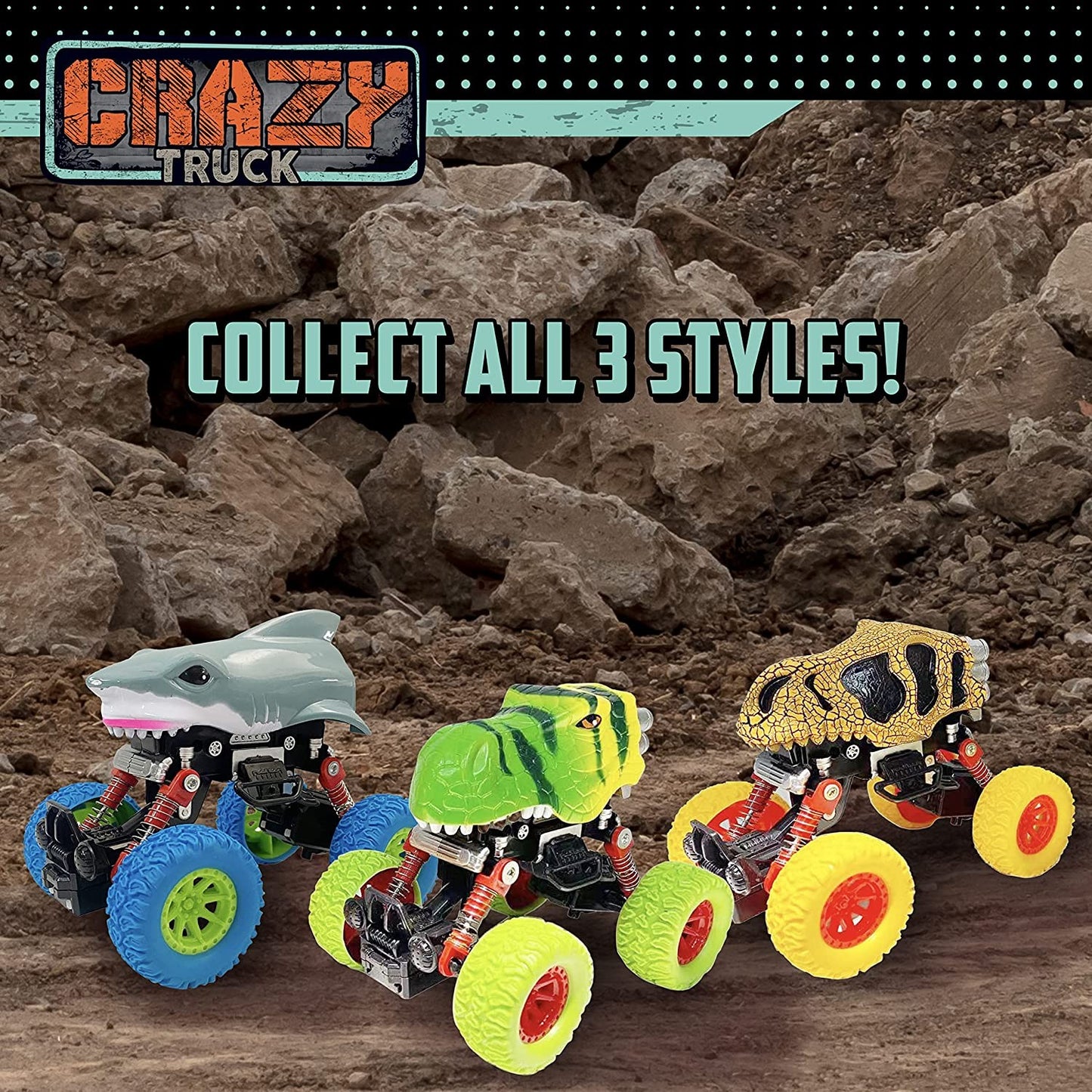 Crazy Truck Pull Back | Shark