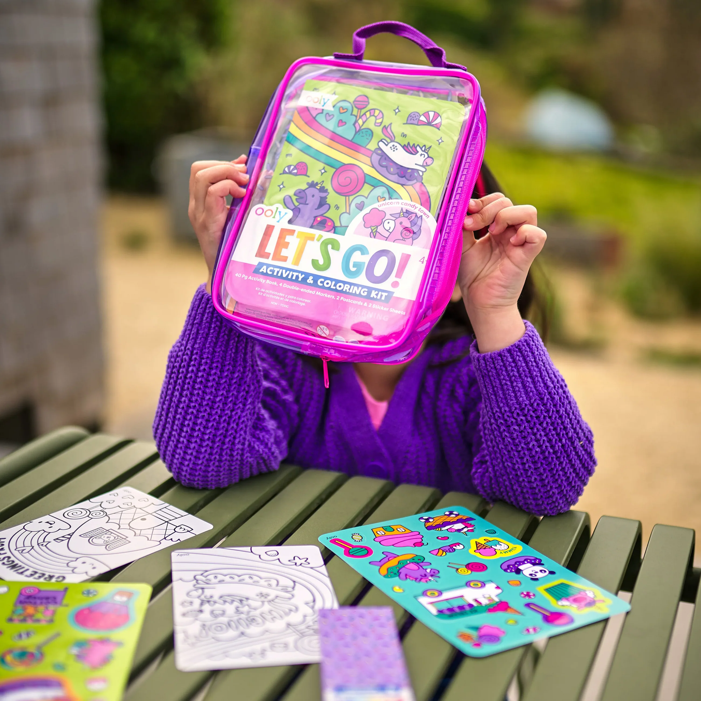 Let's Go!: Activity & Coloring Kit | Unicorn Candy