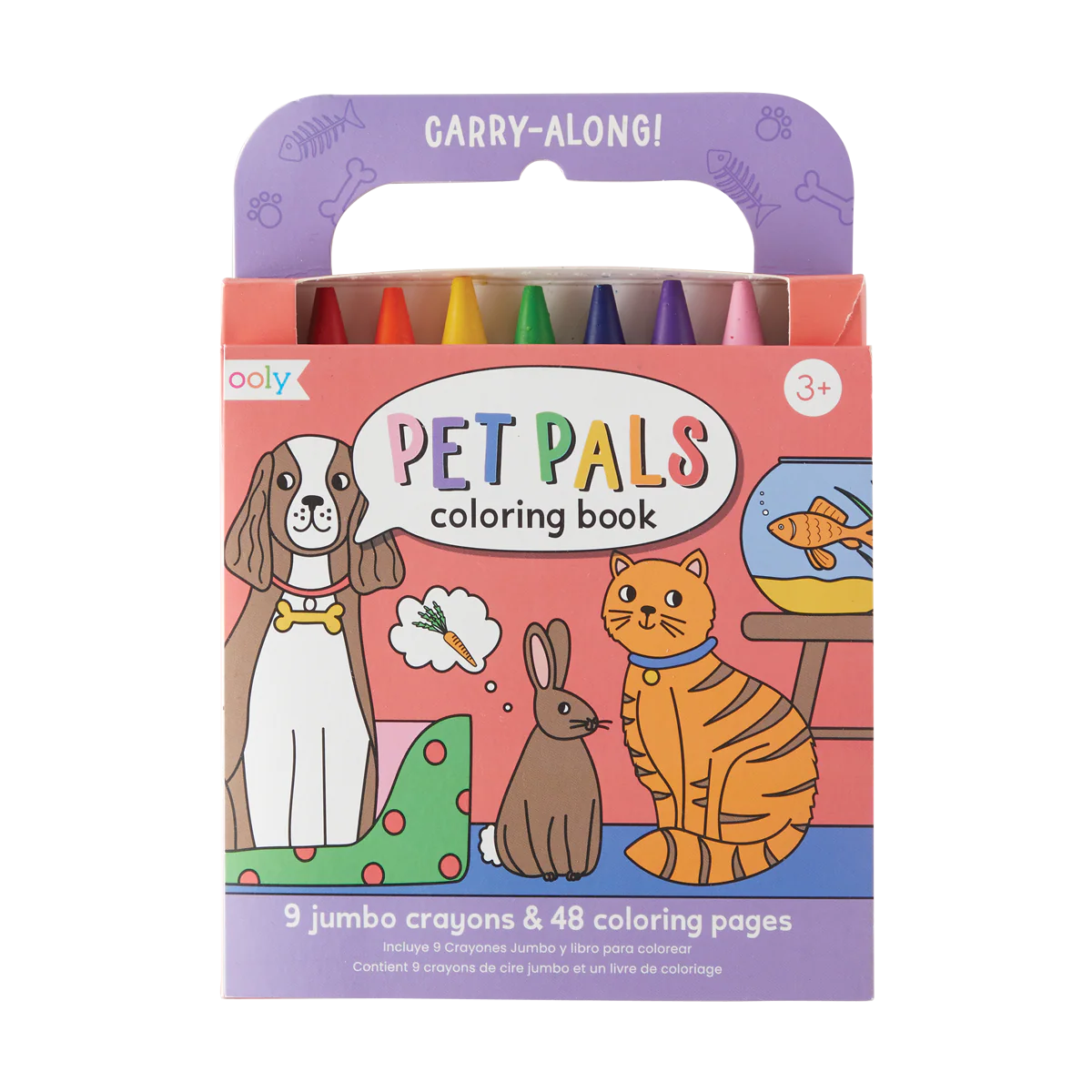 Carry Along Crayon & Coloring Book Kit - Pet Pals