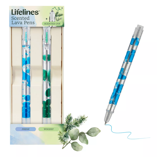 Scented Lava Pen Set | 2 pk Green/Blue