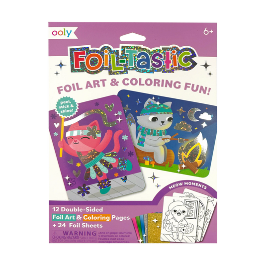 Foil-tastic: Foil Art & Coloring Fun | Meow Moment