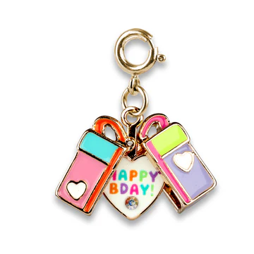 CHARM IT! Gold Surprise B-Day Gift Charm