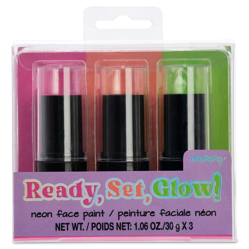 Ready, Set, Glow! Neon Face Paint