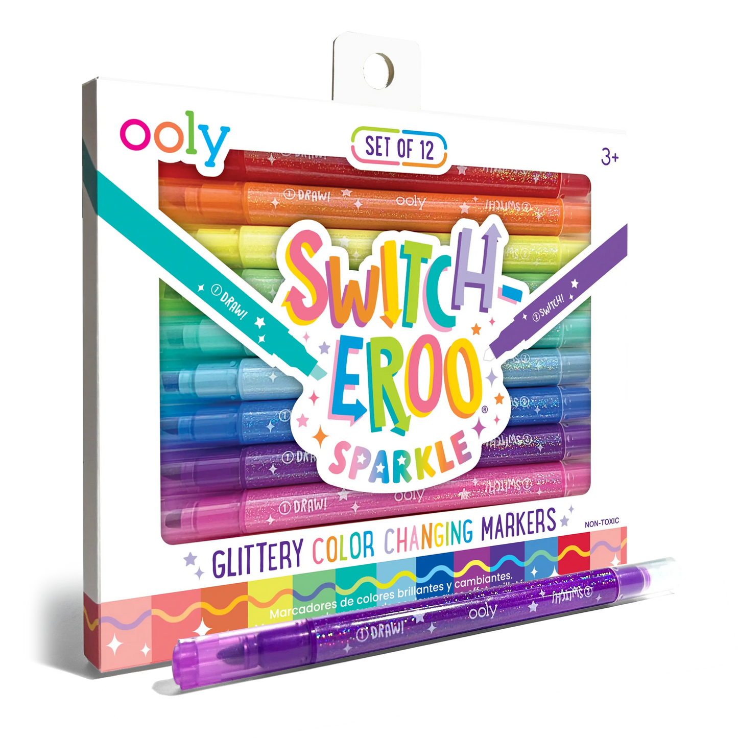 Switch-eroo! Sparkle Glittery Color-Changing Markers