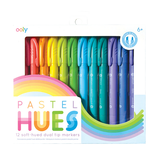 Pastel Hues: Soft-Hued Dual Tip Markers