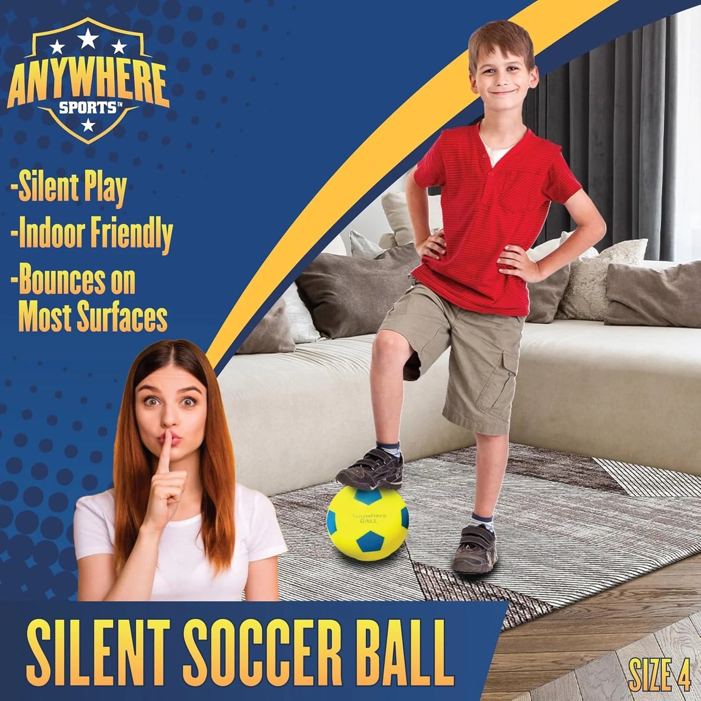 Silent Soccer Ball | 8 in