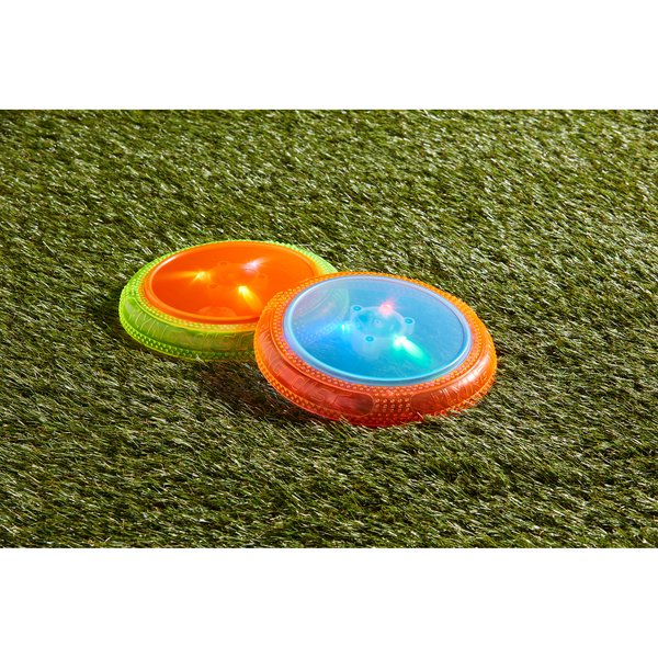 Blue Light Up Flying Disc