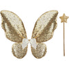 Gracious Gold Sequins Skirt, Wings, & Wand | 3 Piece Set