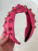 Pretty in Pink Hearts Headband