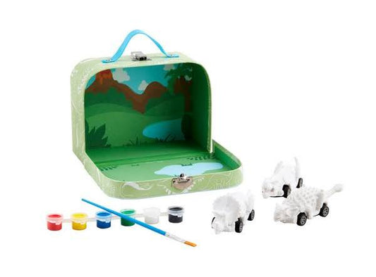 Pull-Back Paint Me Dino Set