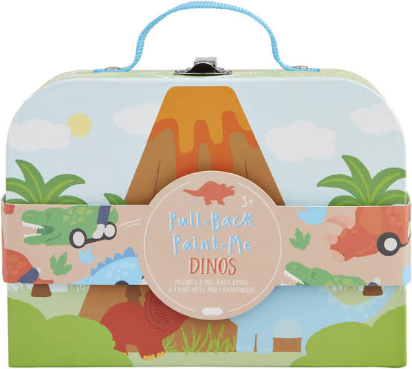 Pull-Back Paint Me Dino Set
