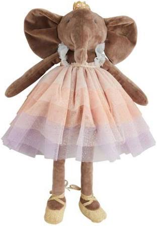 Elephant Velvet Princess Plush