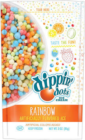 Dippin Dots Coated Popping Candy | Rainbow Ice