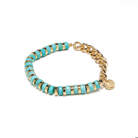 Soul Stacks Bracelet Chain Reaction | Turquoise