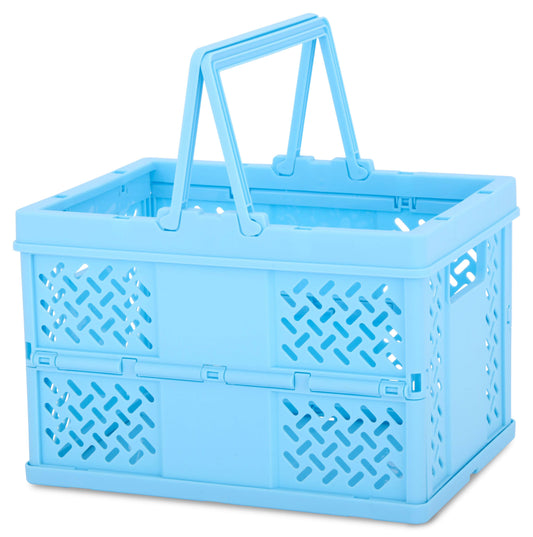 Blue Foldable Storage Crate | Large