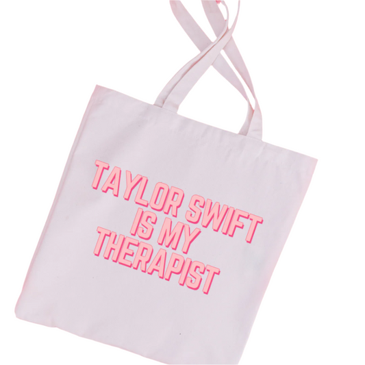 Taylor Swift is My Therapist Tote Bag