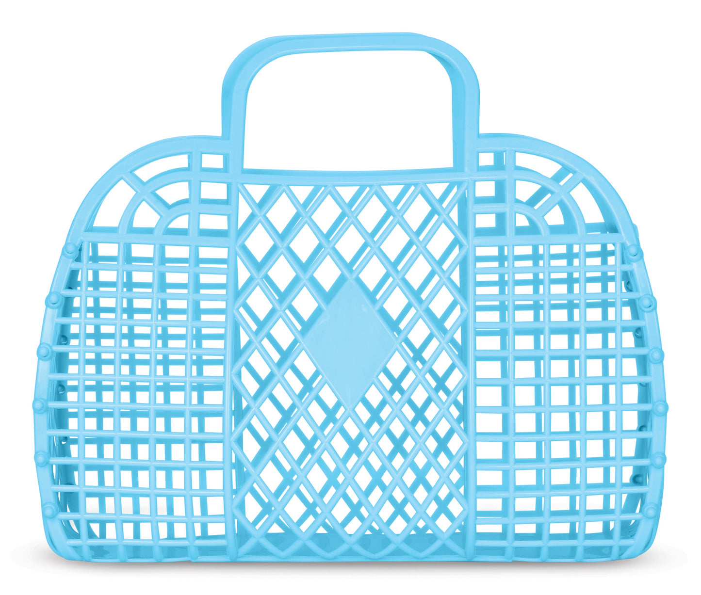 Large Blue Jelly Tote