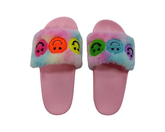 Tie Dye Fuzzy Slippers