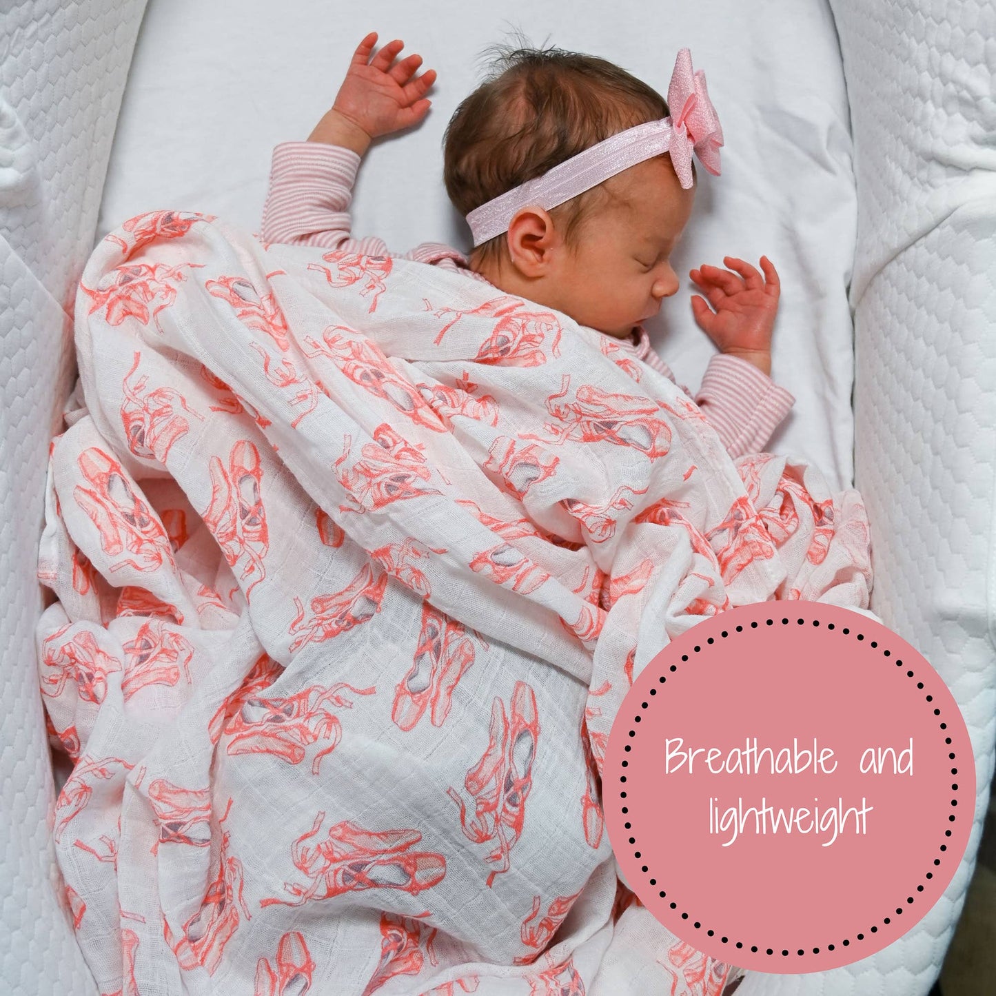 On Pointe Baby Swaddle Blanket