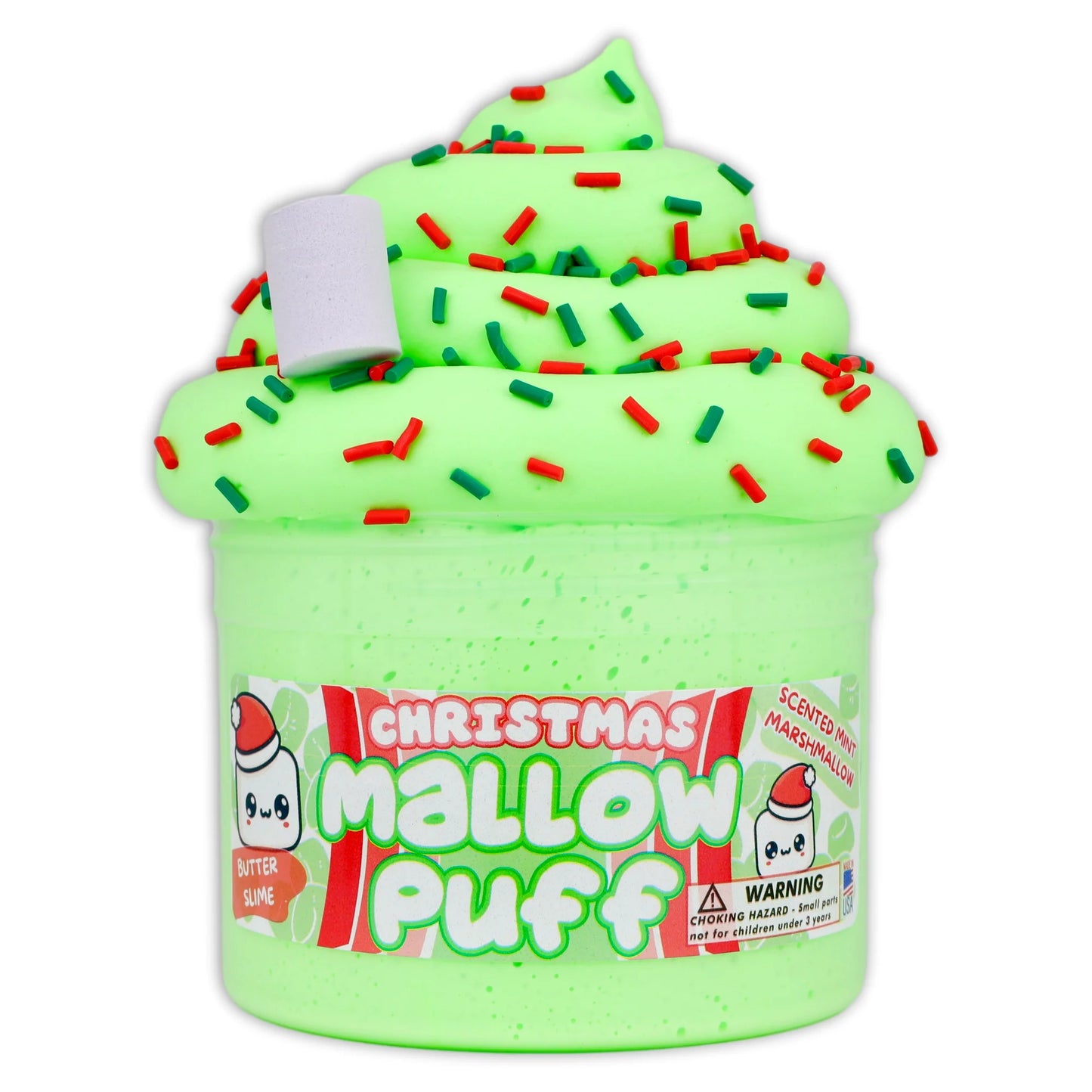 Christmas Mallow Puff | Dope Slime