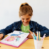 Sketch & Show Standing Sketchbook | Cute Doodle World