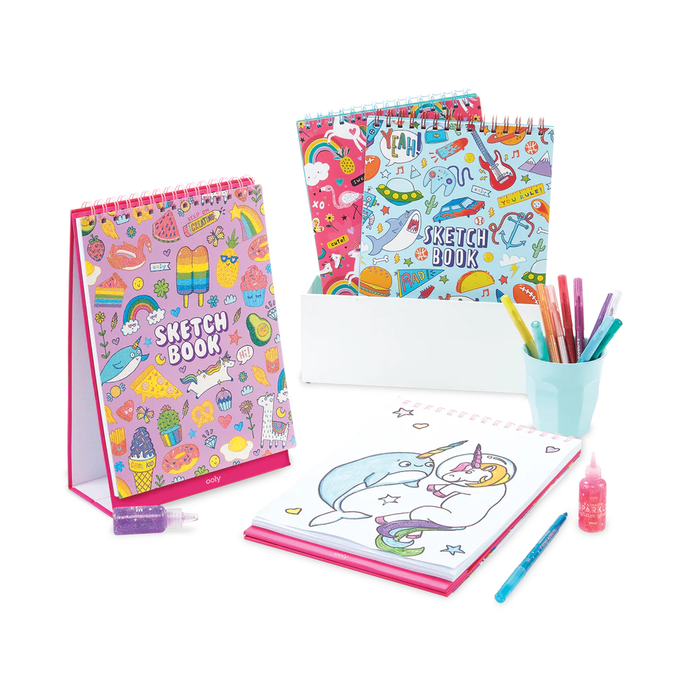 Sketch & Show Standing Sketchbook | Cute Doodle World