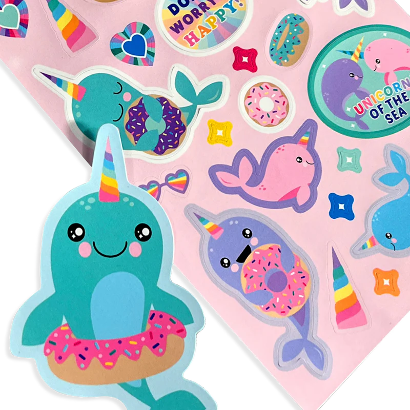 Stickiville Stickers: Nom Nom Narwhals - Scented