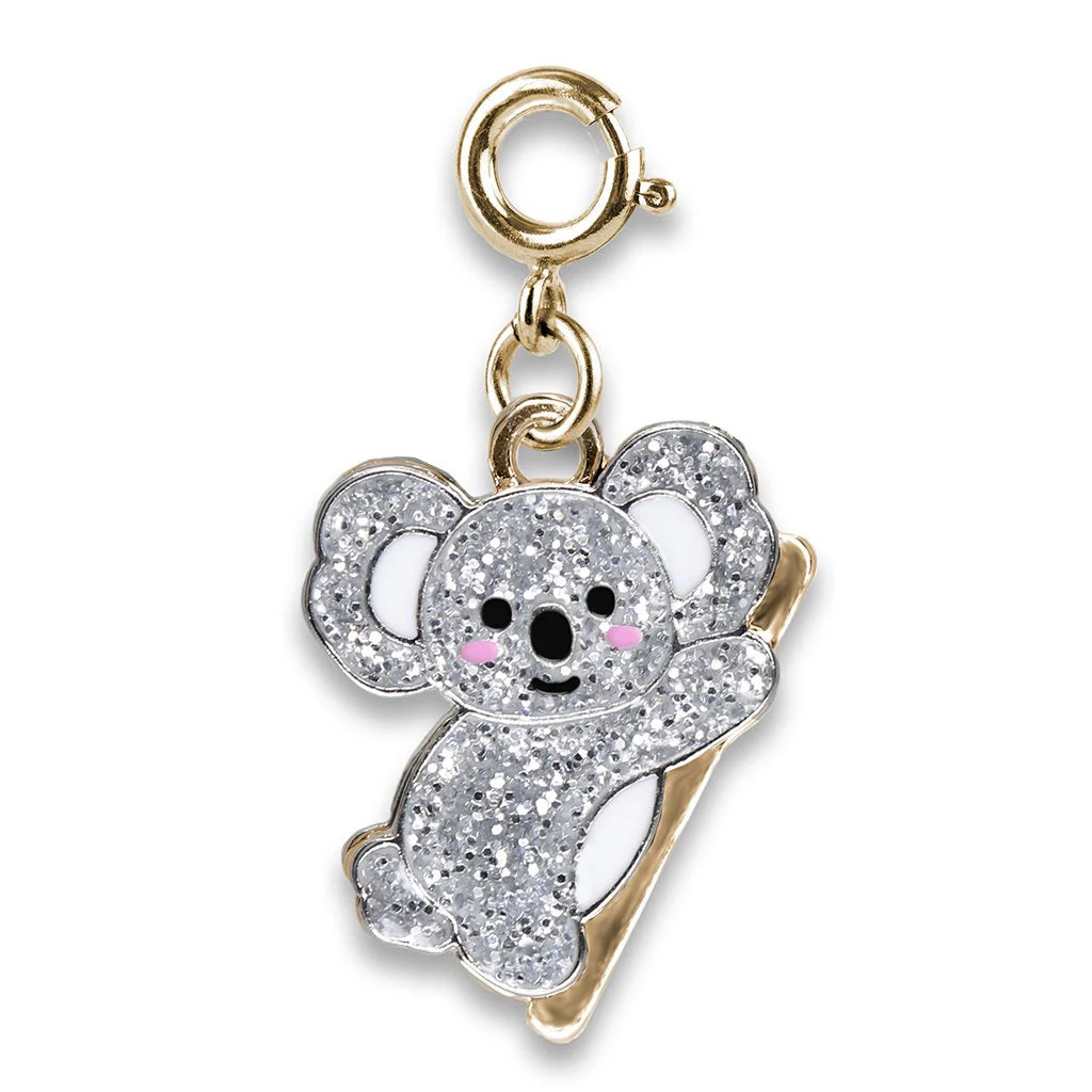 Gold Glitter Koala Charm