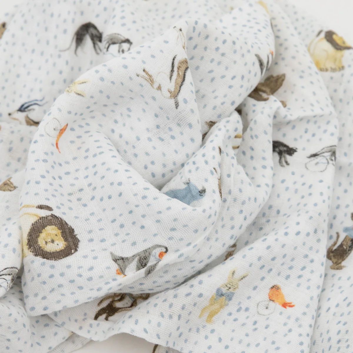 Party Animals | Cotton Muslin Swaddle