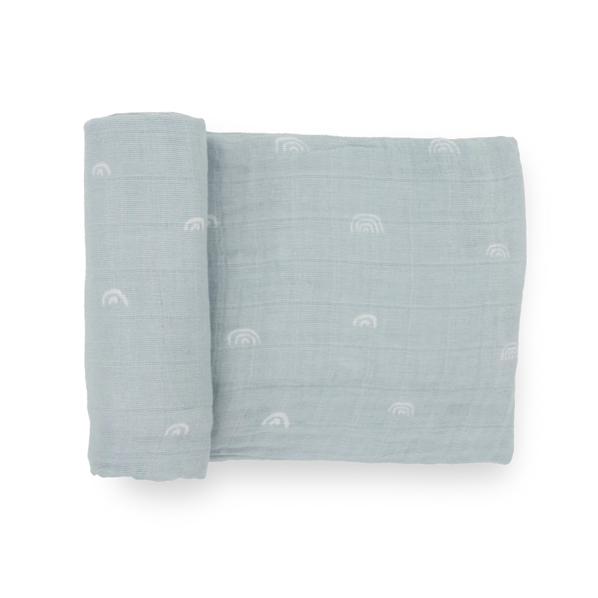 Blue Rainbow | Cotton Muslin Swaddle