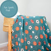 Little Athlete Sporty Theme Baby Swaddle Blanket
