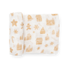 Gingerbread Village | Cotton Muslin Swaddle